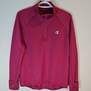 Champion Medium Purple Half Zip Sweater